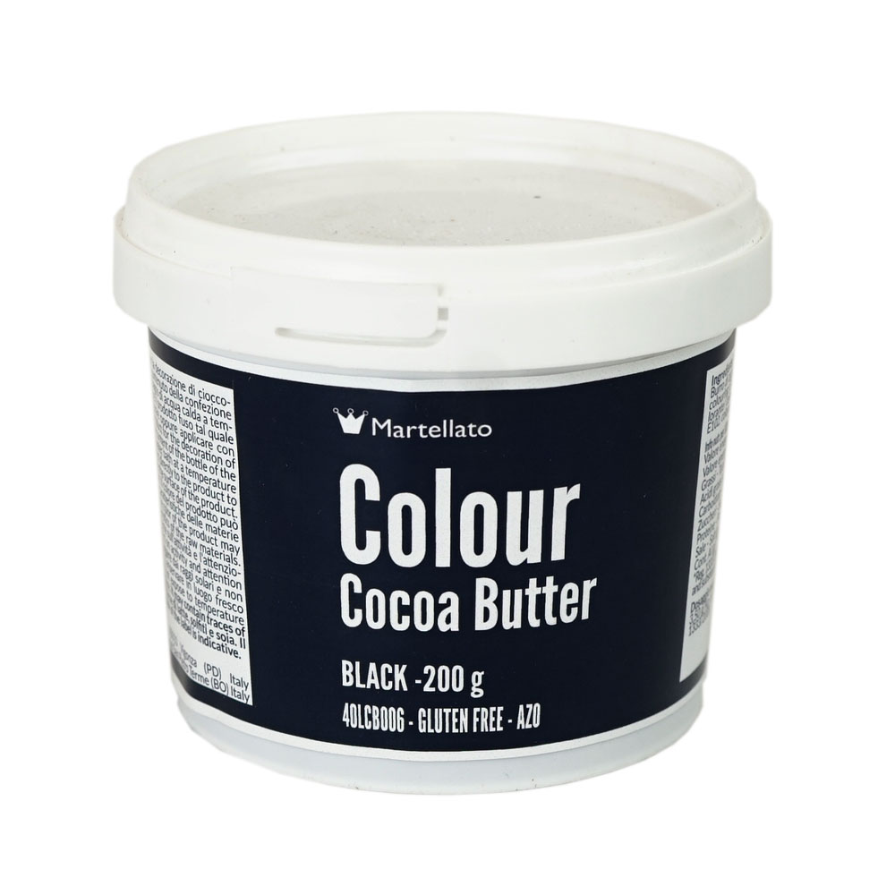 Cocoa Butter Black 200 g Martellato